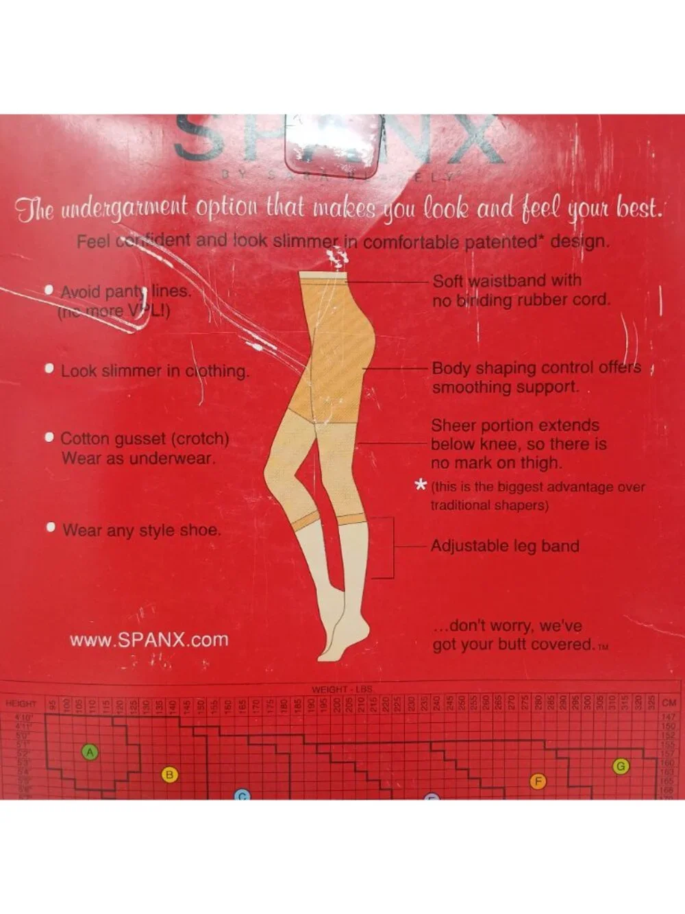 SPANX look slimmer